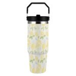 Customizable 30oz Insulated Car Tumbler with Handle - Powder Coated, Leak-Proof & Personalizable - Image 3