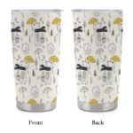 20oz Single Silver Rim Custom Car Cup - Image 3