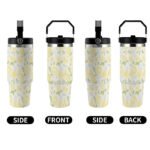 Customizable 30oz Insulated Car Tumbler with Handle - Powder Coated, Leak-Proof & Personalizable - Image 5