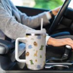 40oz Car Tumbler - Insulated Travel Mug Fits Most Cup Holders, BPA-Free - Image 5