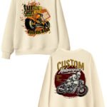 Custom Crew Neck Sweatshirt - Double-Sided Heat-Transfer Print