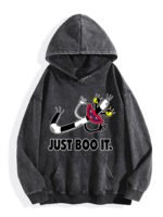 400g Washed Vintage Hoodie - Drawcord-Free | Single-Side Print - Image 3