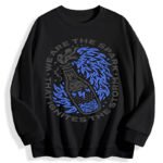 240g Custom Crew Neck Sweatshirt - Double-Sided White Ink Heat-Transfer
