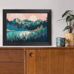 Horizontal European Style Framed Wall Art - Image 3