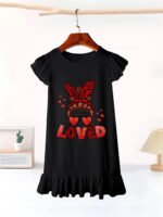 Kids' Flutter Sleeve Dress