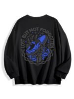 240g Custom Crew Neck Sweatshirt - Double-Sided White Ink Heat-Transfer - Image 2